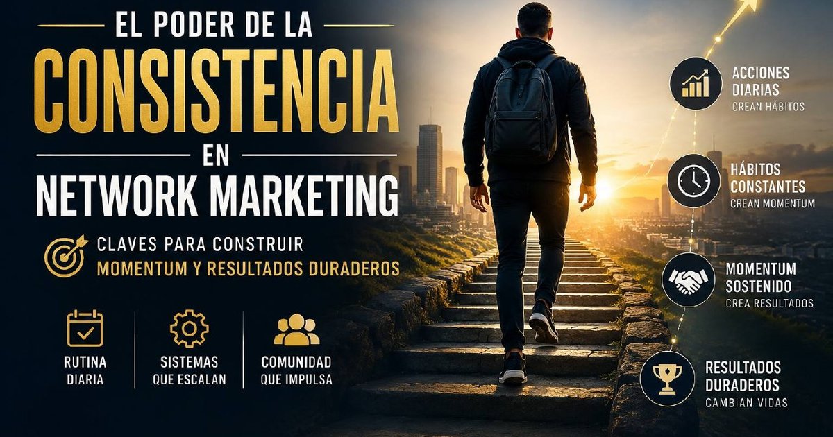 El poder de la consistencia en network marketing para dominicanos